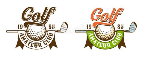 Golf Retro Sport Logo Stock Vector Illustration Of Golfer 190365928