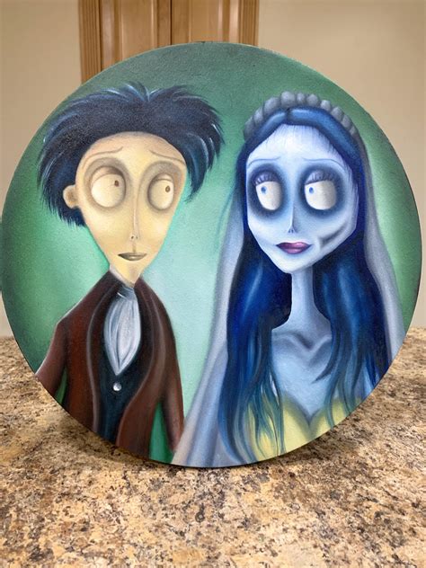 Corpse Bride Oil Painting Rtimburton