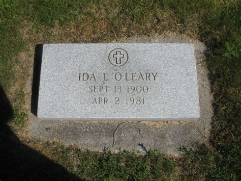 Ida Lee Delaney O Leary M Morial Find A Grave