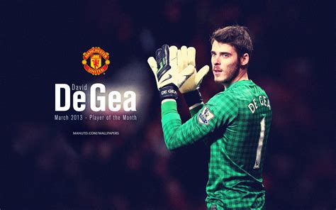 The Player Of Manchester United David De Gea In Dark Colors Wallpapers