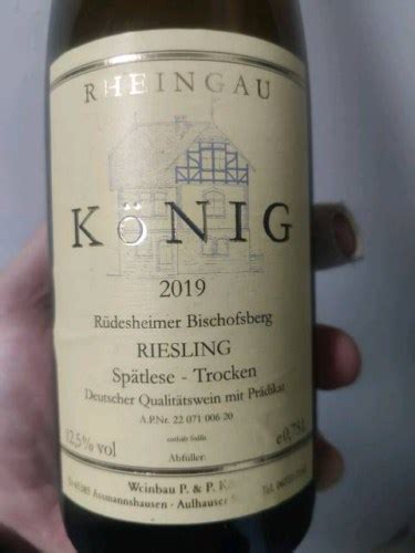 K Nig R Desheimer Bischofsberg Riesling Sp Tlese Trocken Vivino Us