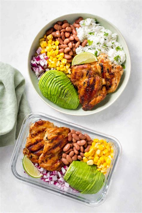 Cilantro Lime Chicken Bowls Carmy Easy Healthy Ish Recipes