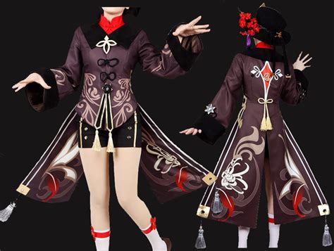 Plus Size Genshin Impact Hu Tao Cosplay Costume Hu Tao Cosplay Etsy