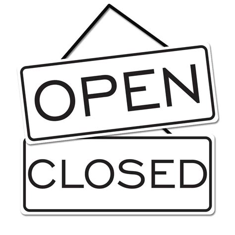 Closed Sign Clipart