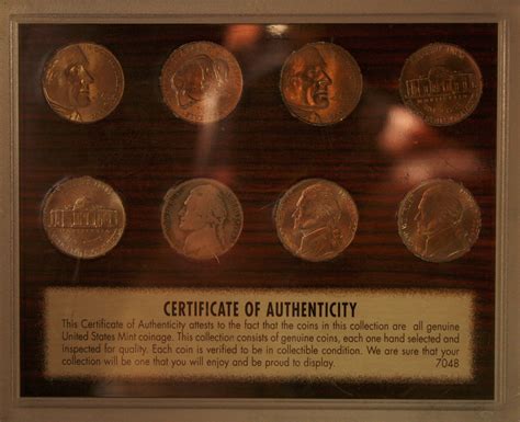 Jefferson Nickel Design Collection Coin Set 8 Coins – Good Ole Toms