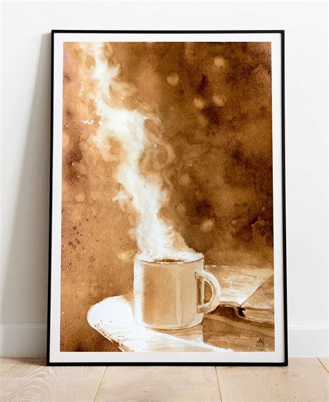 Original Coffee Painting An Original T For Coffee Lovers Coffee