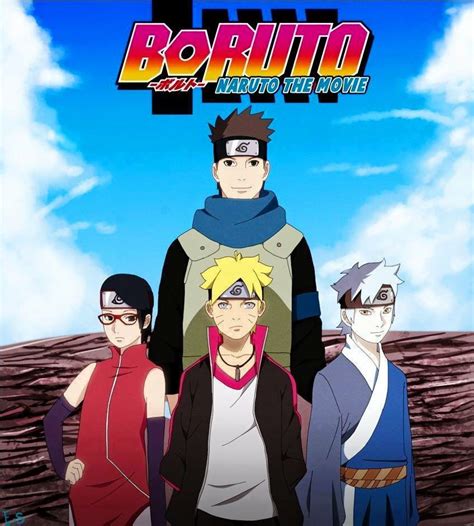Team 7 New Gen With Konohamaru Sensei Naruto Manga
