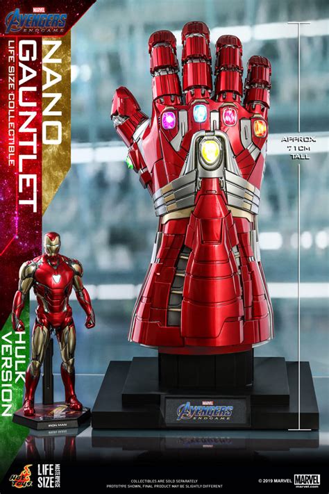 Hot Toys LMS008 Avengers Endgame Nano Gauntlet Life Size Collectible Hulk Version