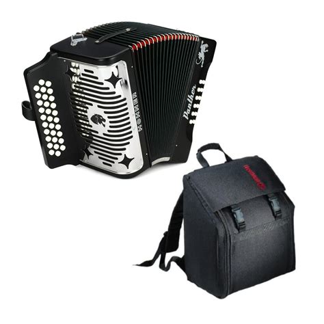 Hohner Accordion 3100fb Panther 3 Row Diatonic Accordion With Hohner