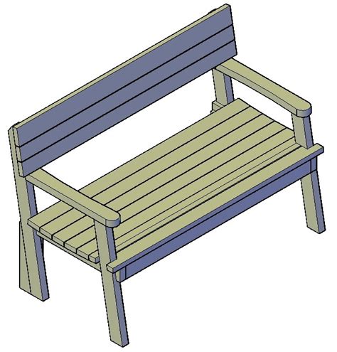 Bank Maken Voor Binnen Of In De Tuin Bouwtekeningen
