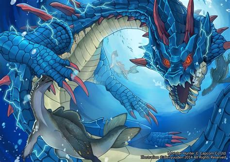 Lord Of The Seas Lagiacrus By Seiryuuden On Deviantart Monster Hunter