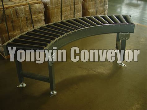 Curved Gravity Roller Conveyor Roller Conveyor Yongxin Conveyor