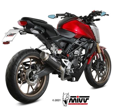 Scarico Completo Mivv Mk Honda Cb R Non Omologato Inox Nero