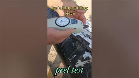 Peel Adhesion Test Youtube