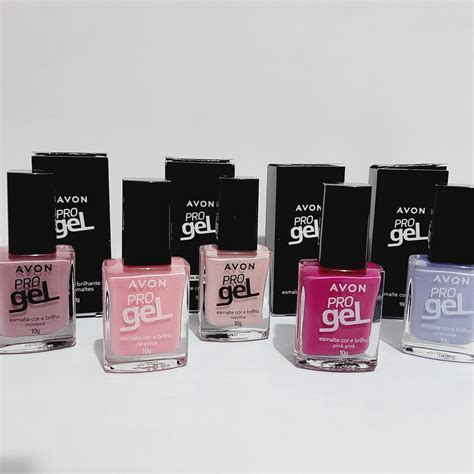 Avon Pro Gel Esmalte Cor E Brilho 10g Shopee Brasil