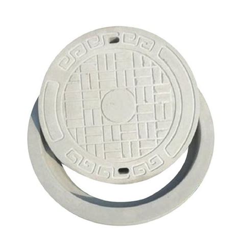 Steel Fiber Reinforced Concrete Rcc Sfrc Round Manhole Cover Set For