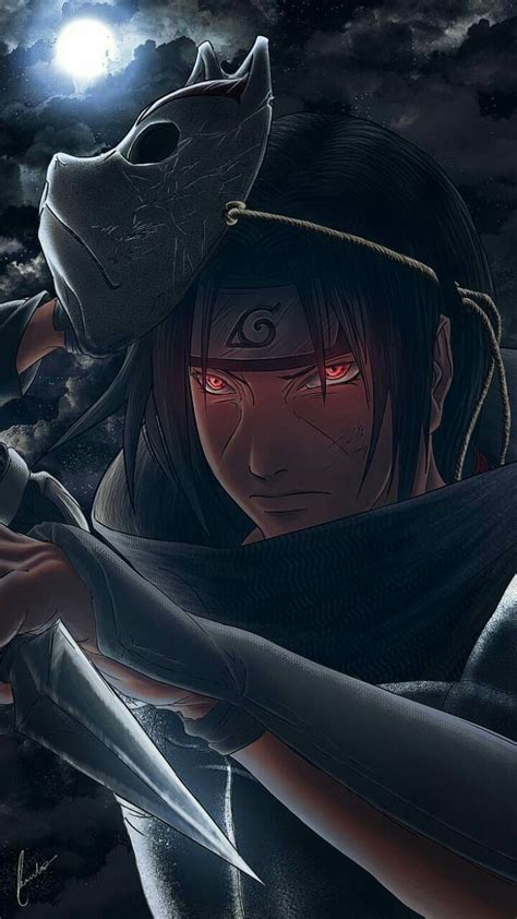 Itachi Uchiha Anbu Style Terrifying Eye R Naruto