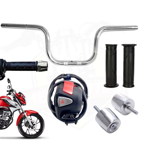 Kit Guidão Cg Cargo Punho Cb 500 Peso Pcx Manopla Shopee Brasil