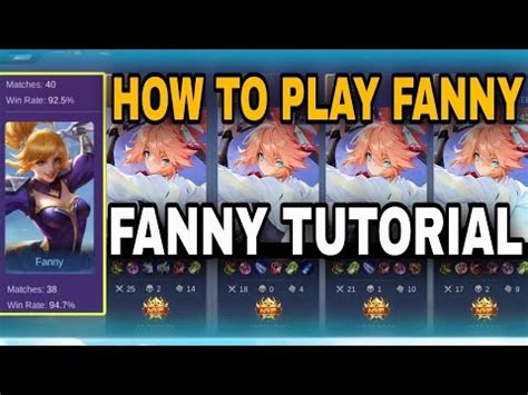 Fanny Tutorial How To Play Fanny In Rank Mlbb Youtube