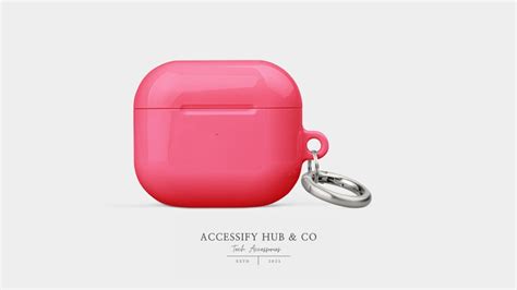 Hot Pink Airpods Case Covers For Airpod Pro 1 2 And Airpods 1 2 3