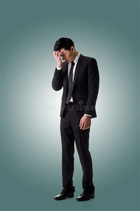 Regret Young Business Ma Stock Image Image Of Male Grief 69329515