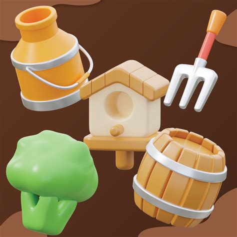 Premium Agriculture 3d Illustration Pack From Agriculture 3d Illustrations