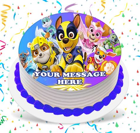 Mighty Pups Paw Patrol Edible Cake Image Topper Personalized Picture 1 Porn Sex Picture