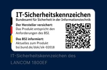 Bsi It Sicherheitskennzeichen F R Lancom Router B B Cyber Security