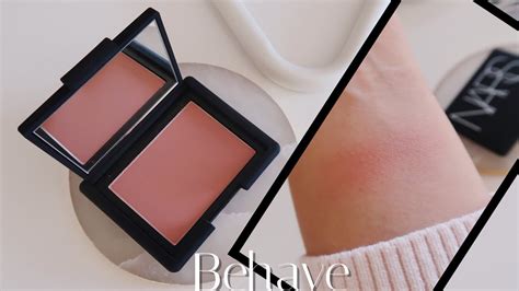 Nars Behave Blush Review Youtube