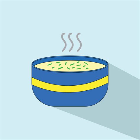 Icon of Soup on Bowl Vector 13542306 Vector Art at Vecteezy