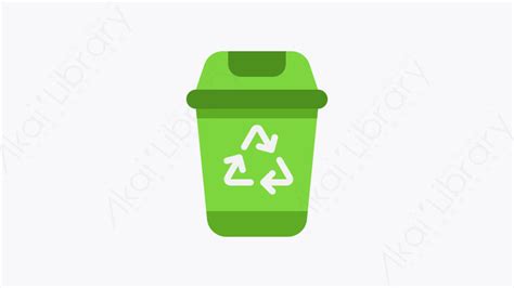 图片素材 047 回收站recyclebin扁平卡通回收站元素图标 每天快乐多一点