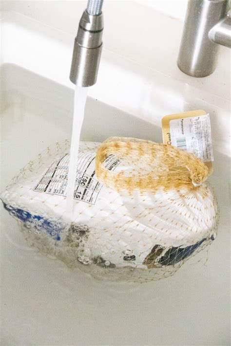 How to Thaw a Turkey in Water - Brooklyn Farm Girl