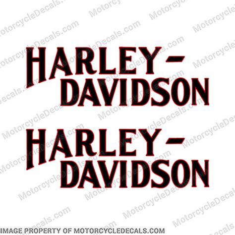 Harley Davidson Fuel Tank Motorcycle Decals Set Of 2 Style 14 FXEF