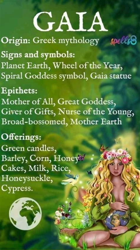 Goddess Symbols And Gaia In Witchcraft