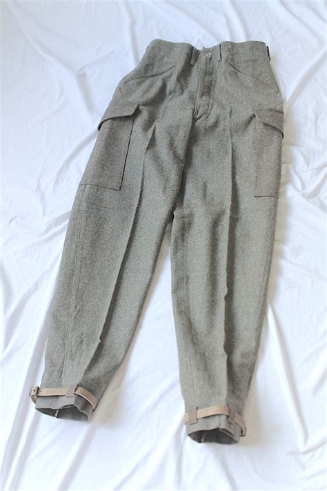 Dead Stock S Swedish Army M Wool Cargo Trouser Dead Stock