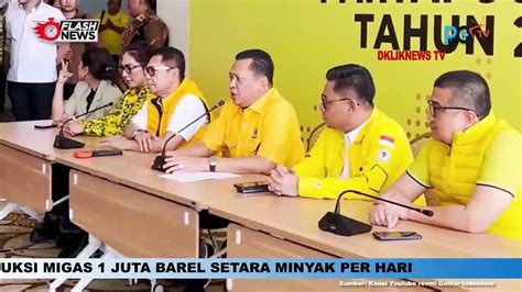 Konfrensi Pers Rapimnas Dan Munas XI Partai Golkar Tahun 2024 Video