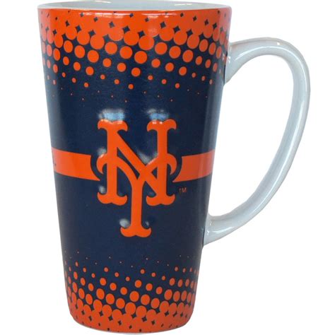 New York Mets Logo 16 Oz Latte Mug