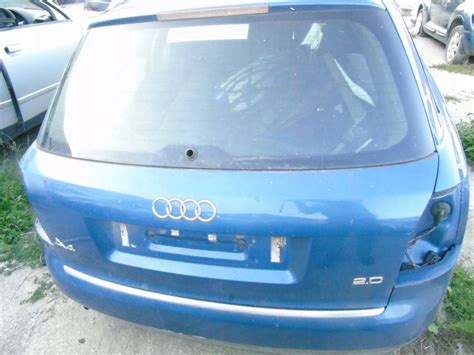 AUDI A4 B6 KOMBI KLAPA TYLNA TYL SZYBA 12582471758 Oficjalne