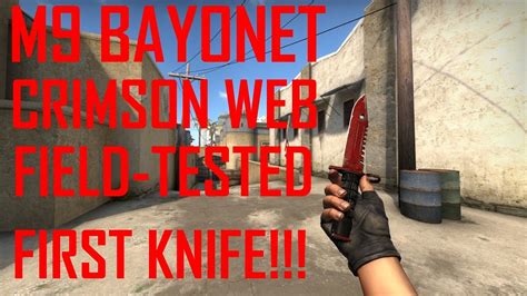 M9 Bayonet Crimson Web FT Showcase CS GO Knife Showcase YouTube