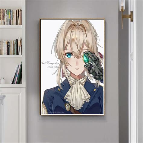 Buy Violet Evergarden Violet Oil Canvas Painting Designs And