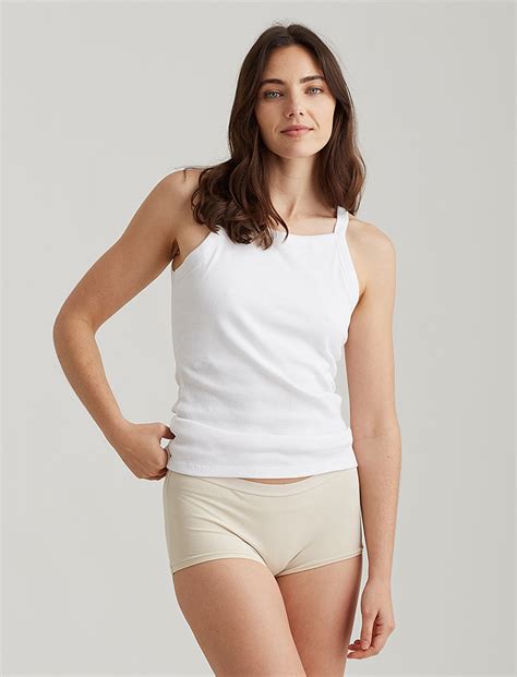 Milla High Neck Rib Shelf Bra Tank Papinelle Sleepwear Au