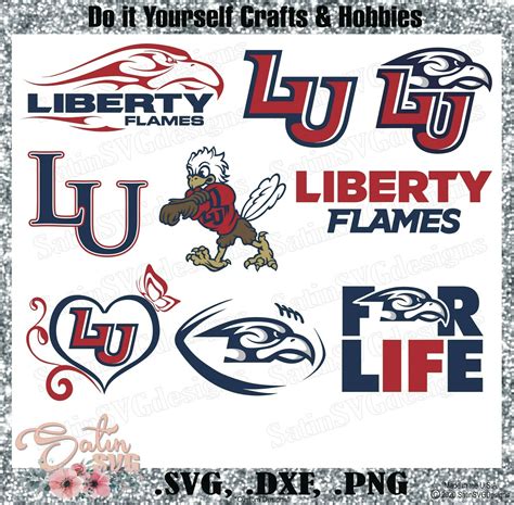 Liberty Flames Liberty University New Custom Designs Svg Files