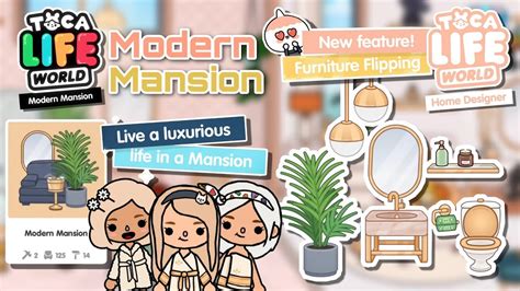 Modern Mansion Full Makeover Toca Life World Toca Boca Youtube