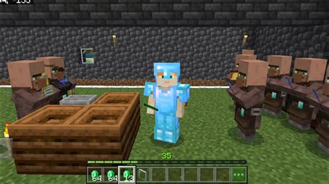 Minecraft Trading To Get Rich Enchanted Diamond Armour Full Set