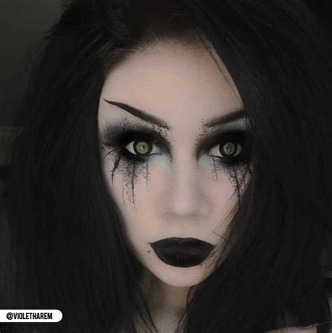 Primal ® Storm Black And Yellow Colored Contact Lenses