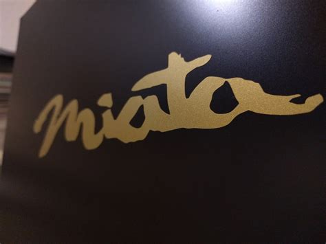 Miata Text Vinyl Decal Sticker