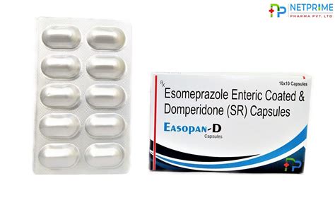 Esomeprazole And Domperidone Sr Capsules Manufacturer Supplier