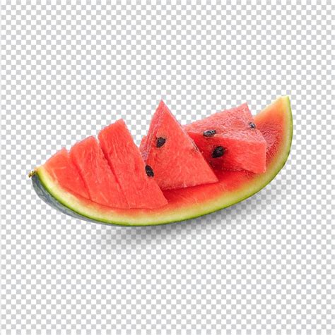 Premium Psd Watermelon Sliced Isolated Premium Psd