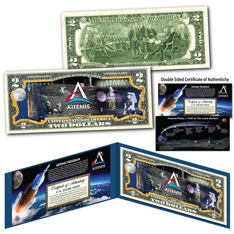 Buy Artemis Missions NASA Space Program Moon Uncirculated Two Dollar