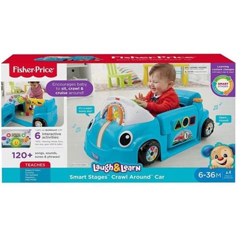 Fisher-price Laugh & Learn Crawl Around Car - Blue : Target